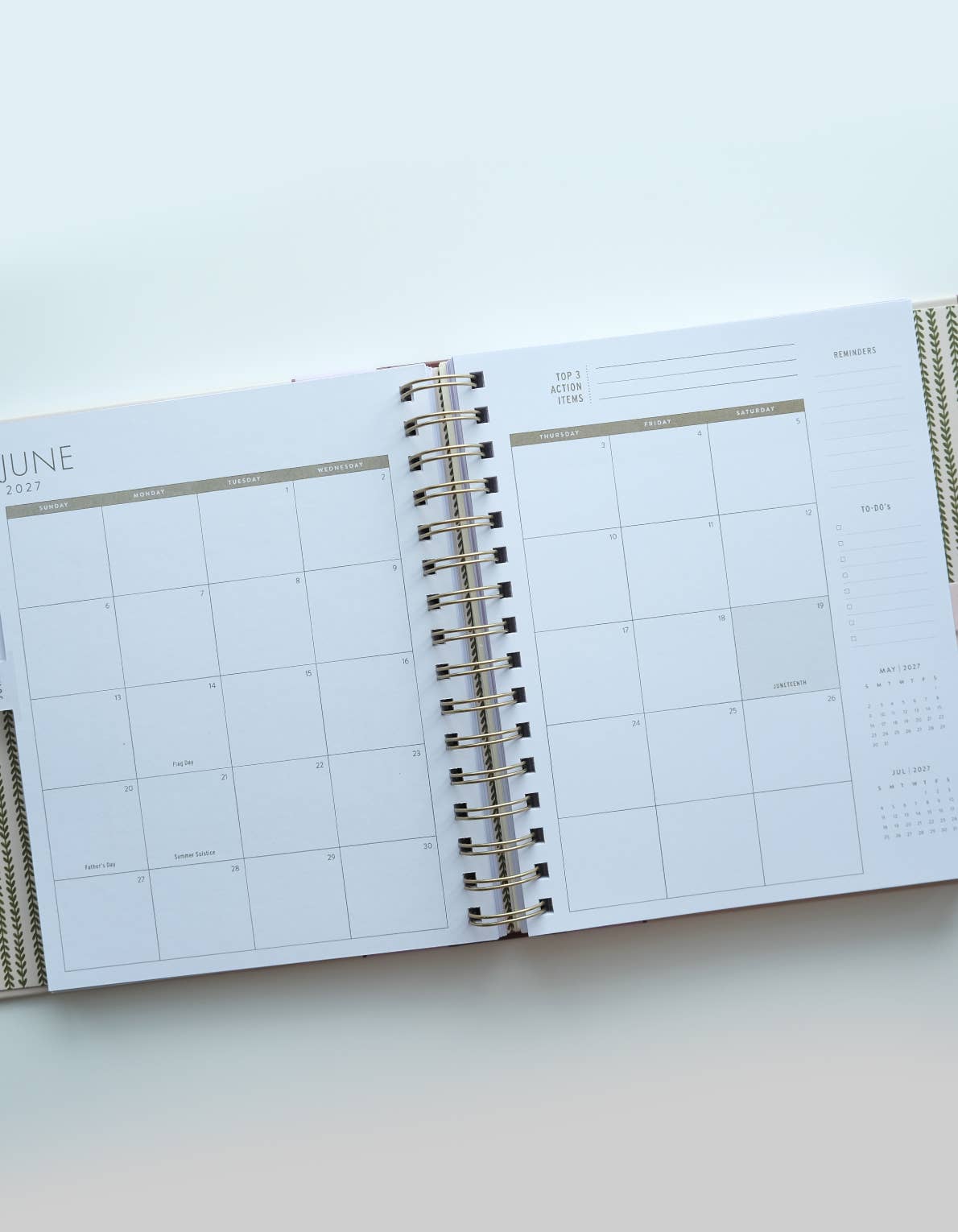2027 Folk Art Print Planner
