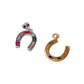 Bejeweled Horseshoe Charm