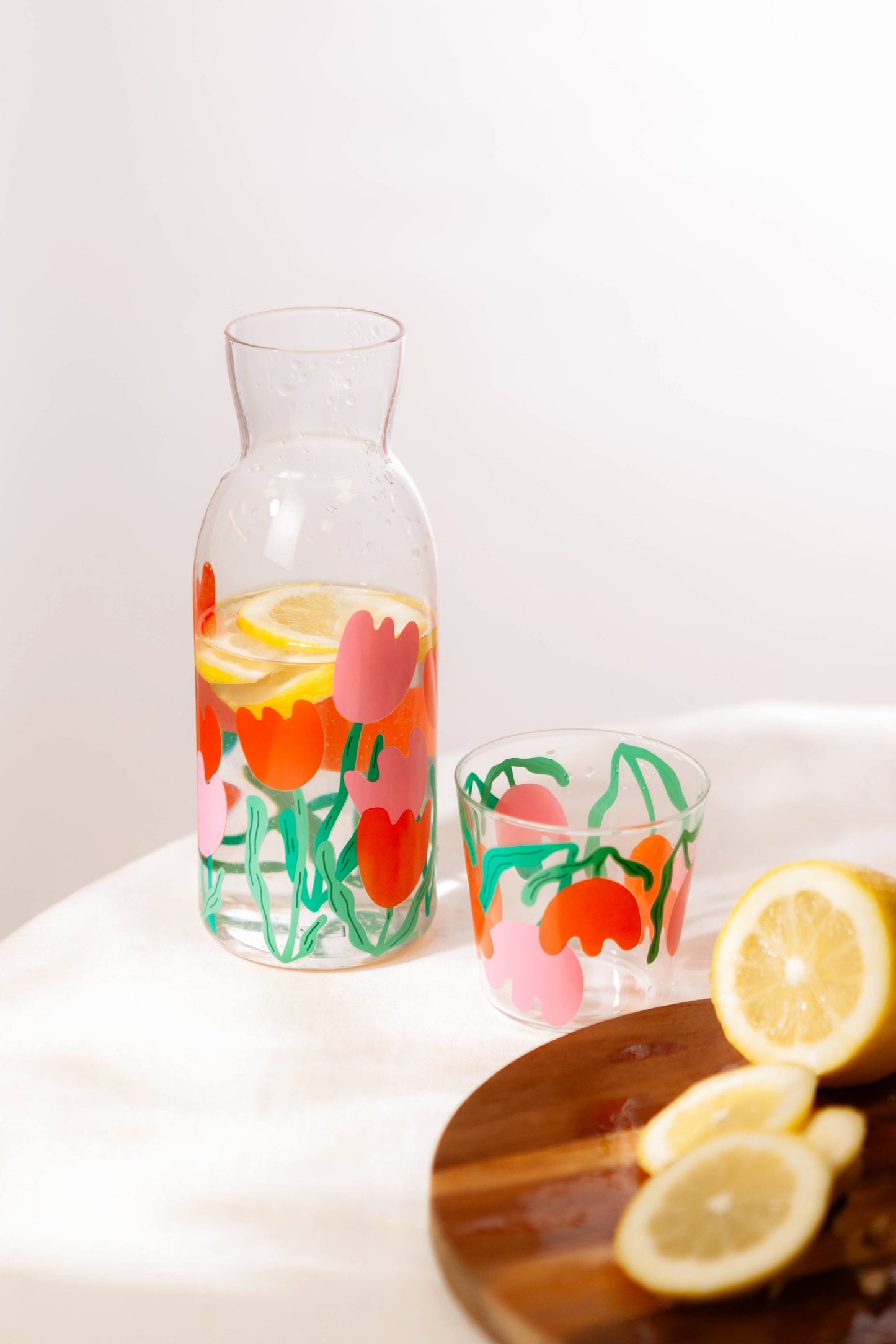 Bloom Jar & Glass Set