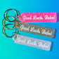 Good Luck Babe! Glitter Keytag / Keychain