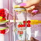 Maraschino Cherry Glass Jar
