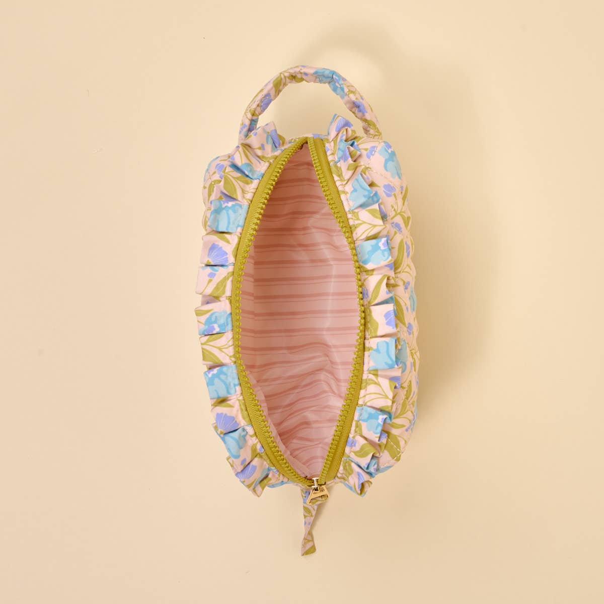 Poppin' Petals Quilted Cosmetic Pouch