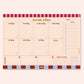 Checks & Stripes Weekly Planner Pad