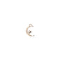 Sparkle Crescent Moon & Star Charm (Gold + Silver)