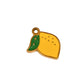 Enamel Lemon Gold Charm