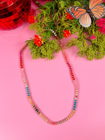 Sunset Beaded Necklace
