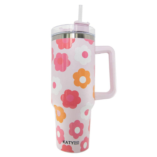 Groovy Flowers Tumbler Cup