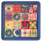 Patchwork Square Enamel Tray - Large