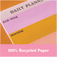 Pastel Colour Block Daily Planner Notepad