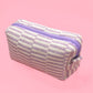 Checker Makeup Cosmetic Pouch Bag