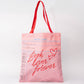 Library Card Canvas Tote