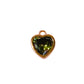 Heart Birthstone Gold Charm