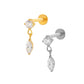 Dew Drop Flat-Back Stud (Single or Pair!)