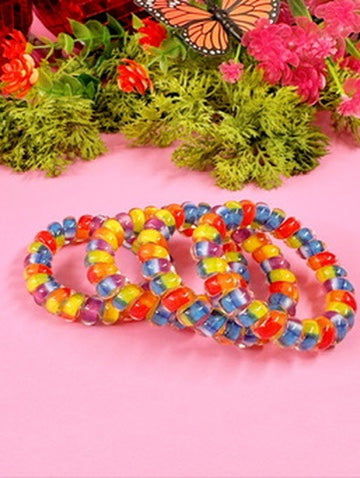 Lollipop Spiral Hair Ties (4-pack)
