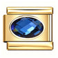 Gold Birthstone Italian Charm