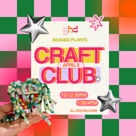 April Craft Club: Beaded Plants - Sat 4/3