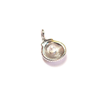 Seashell + Pearl Charm