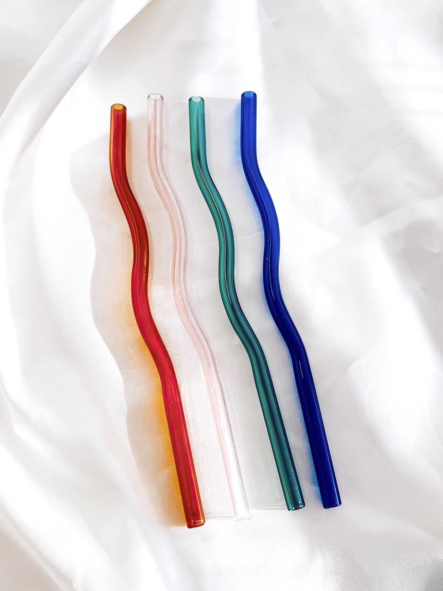 Wavy Glass Straws