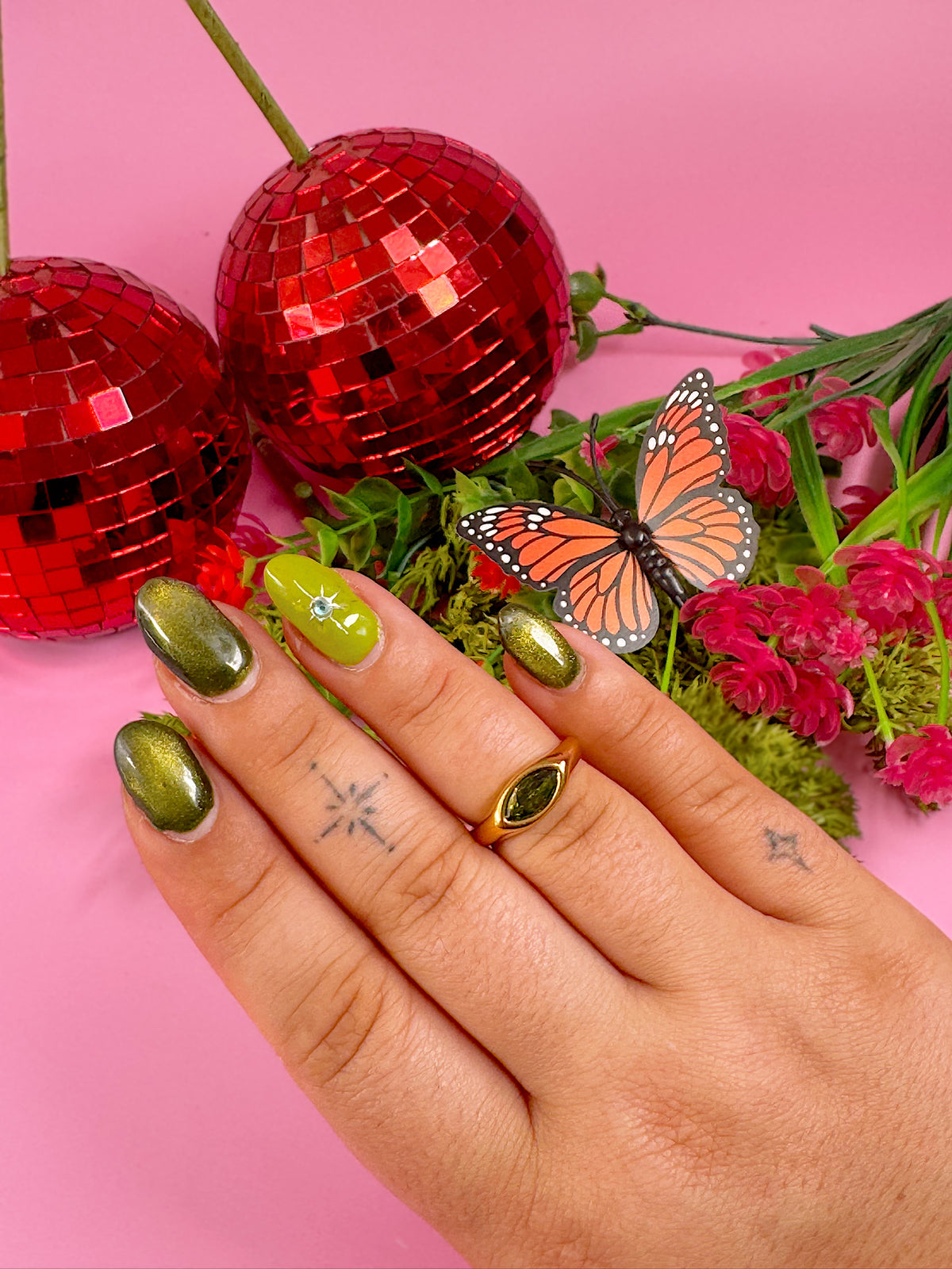 Peridot Gold Ring