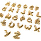 Bubble Letter Charms (Gold + Silver)