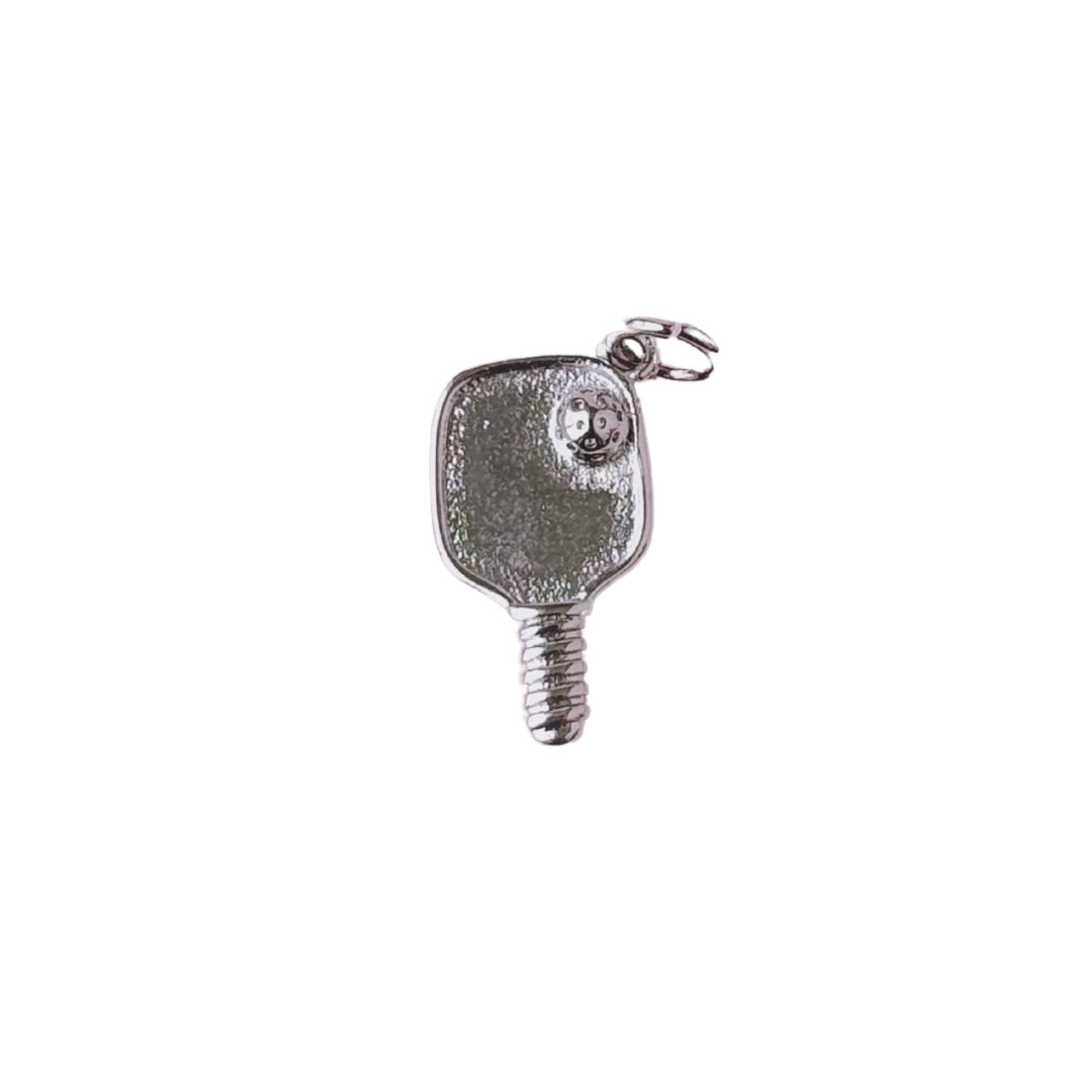 Pickleball Charm (Gold + Silver)