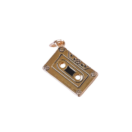 Gold Cassette Charm