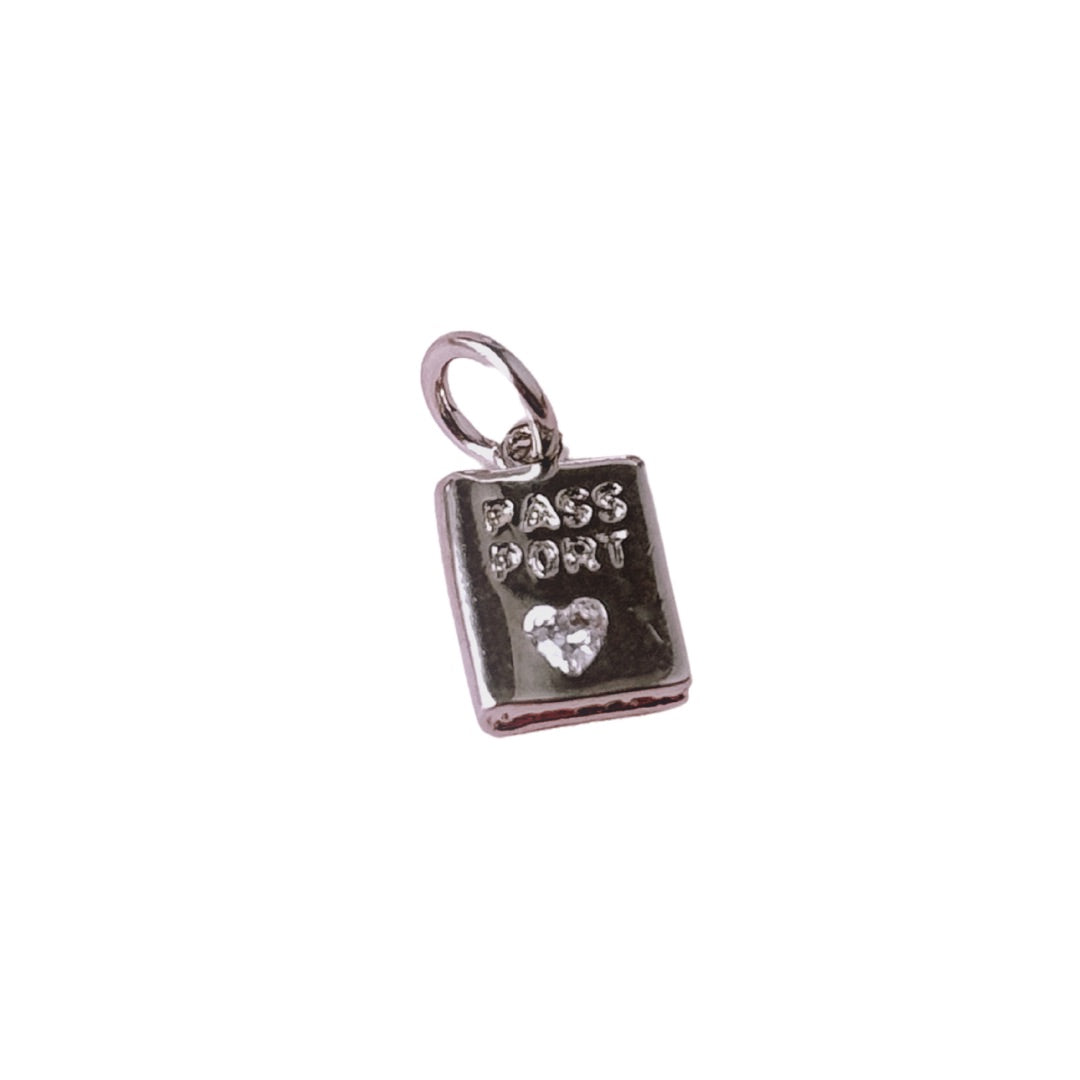 Passport Charm (Gold + Silver)