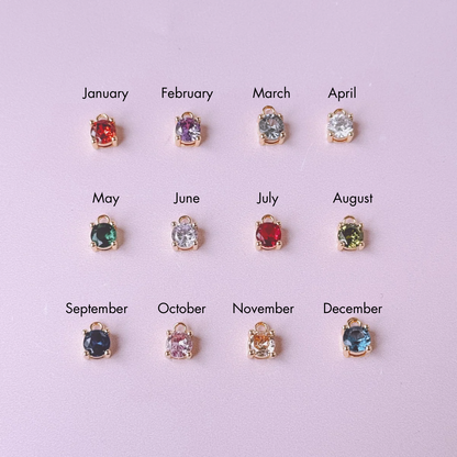 Birthstone Gold Charms