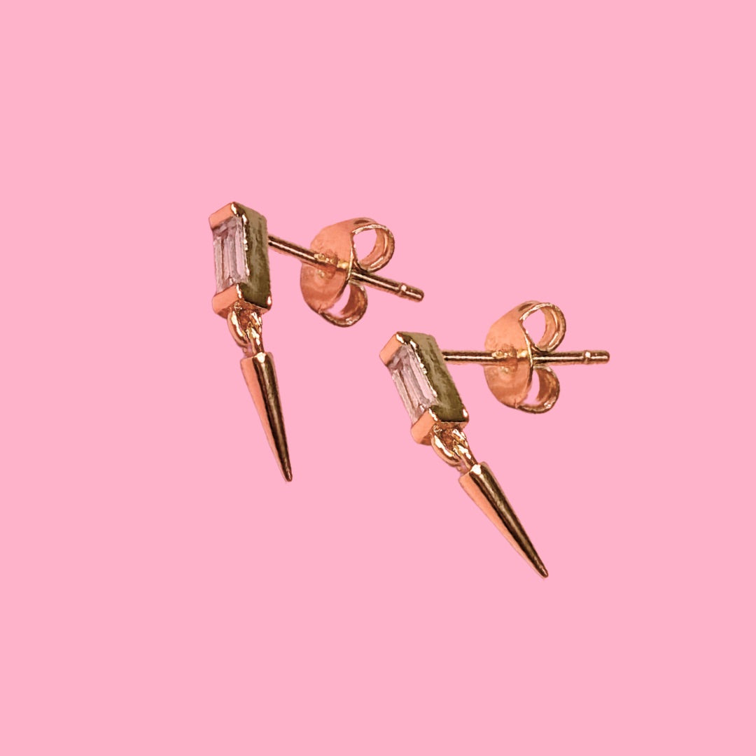 Jewel & Spike Studs