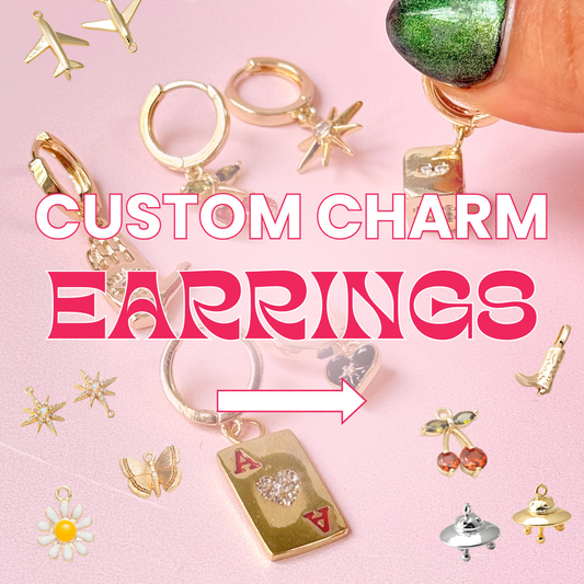 Custom Charm EARRINGS