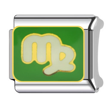 Silver Zodiac Italian Charm