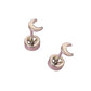 Crescent Moon Flatback Screwback Stud (Single or Pair!)