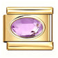 Gold Birthstone Italian Charm