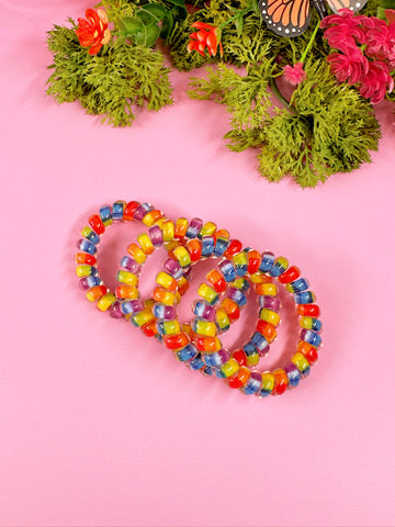 Lollipop Spiral Hair Ties (4-pack)