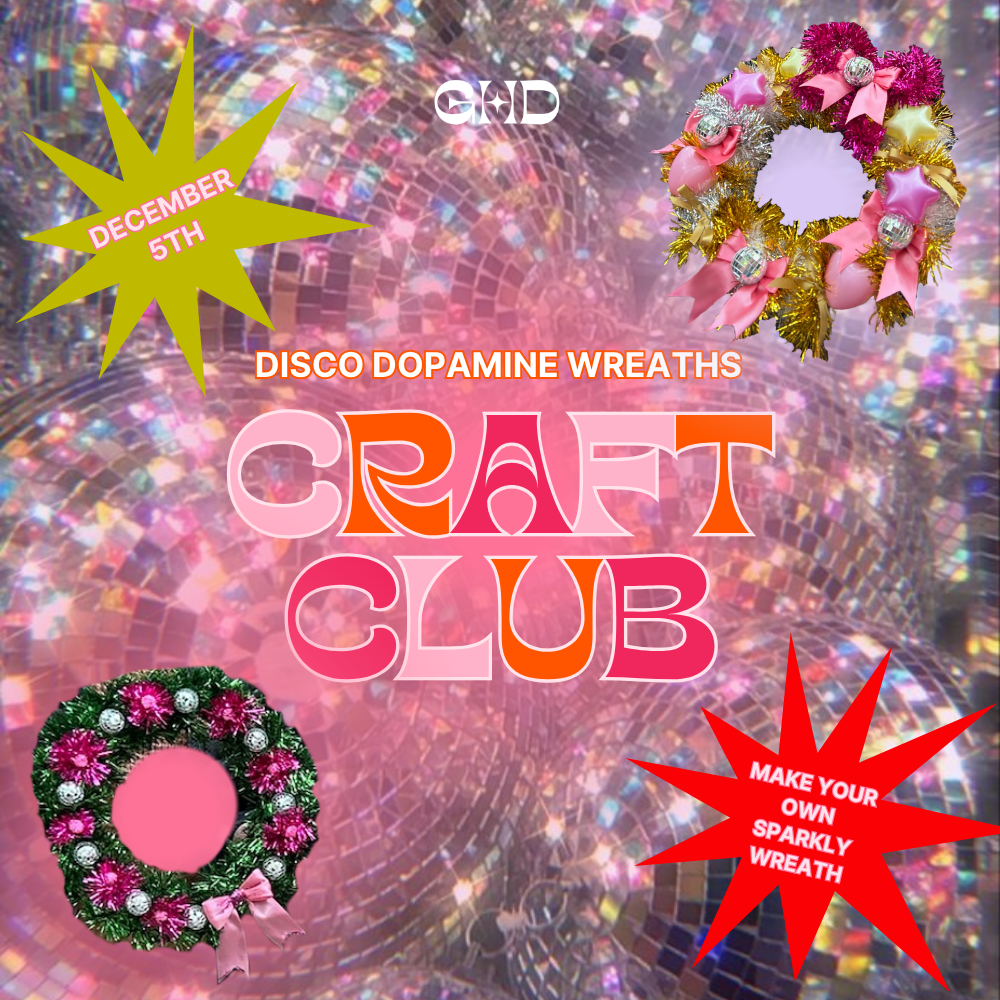 December Craft Club: Dopamine Disco Wreaths - 12/5