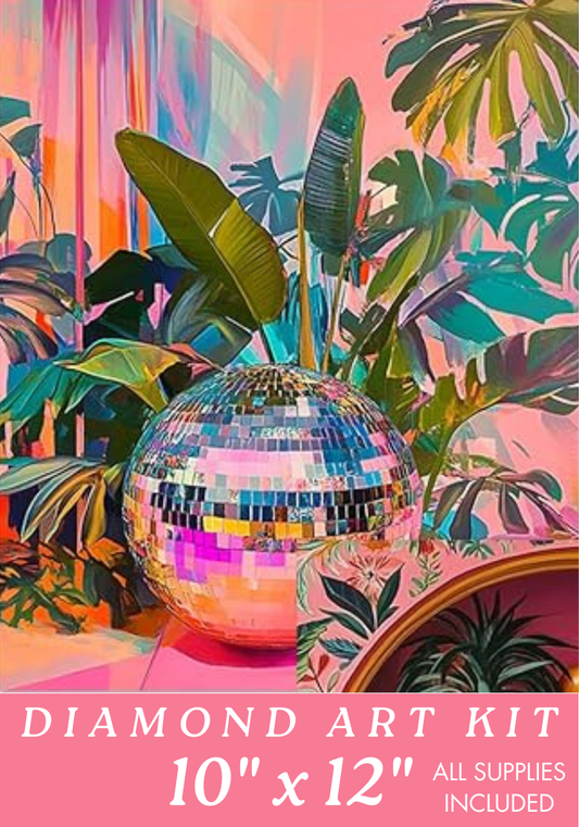 Disco Jungle Diamond Painting Art Kit