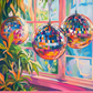 Disco Windowscape Diamond Painting Art Kit