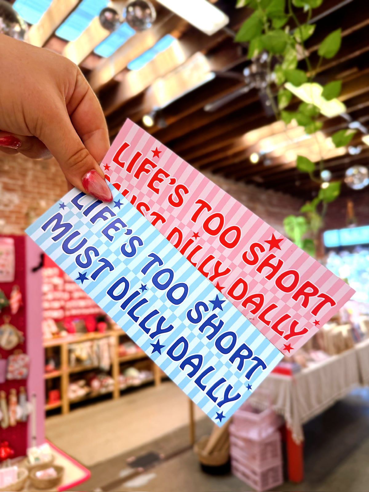 Must Dilly Dally Car Magnet