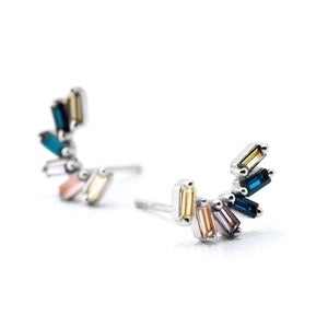 Spectrum Studs (Gold + Silver)