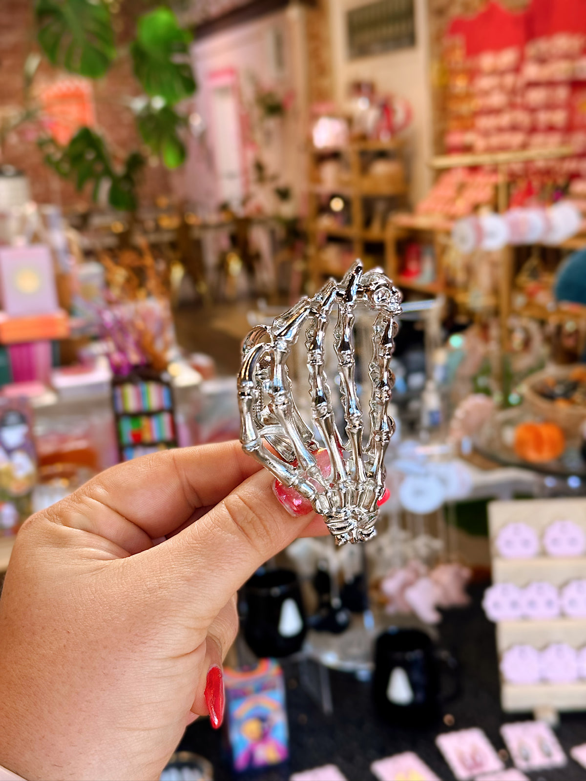 Skeleton Hand Hair Claw