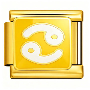 Gold Zodiac Italian Charm