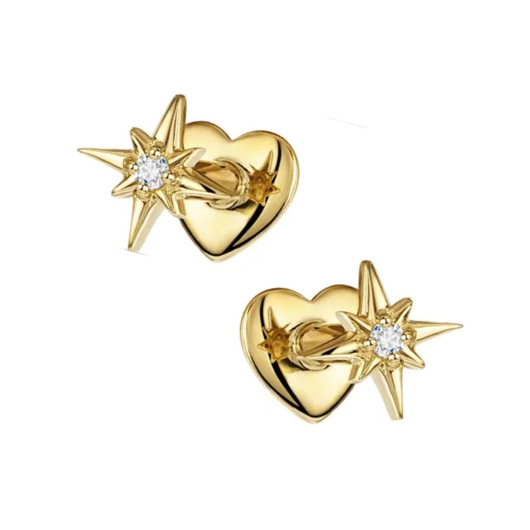 Tiny Star Flatback Stud (Single or Pair!)