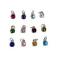 Silver Birthstone Charms