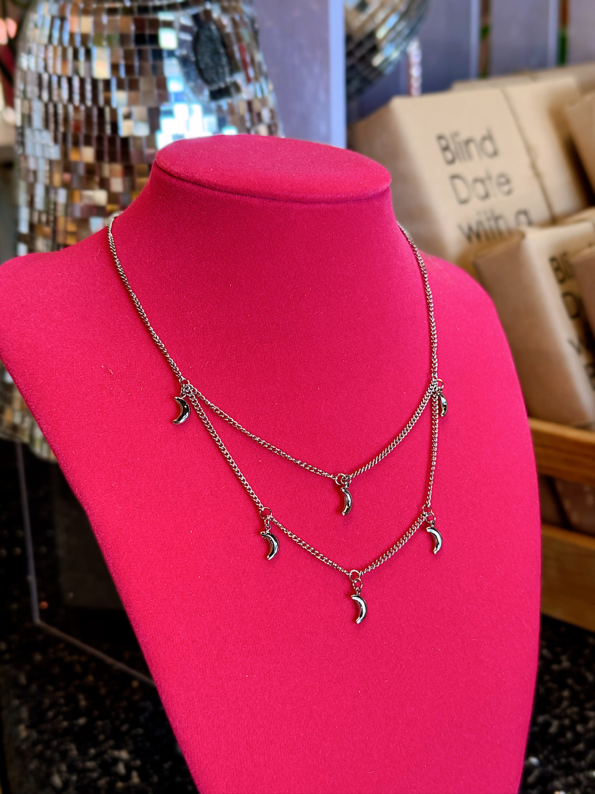 Double Eclipse Necklace