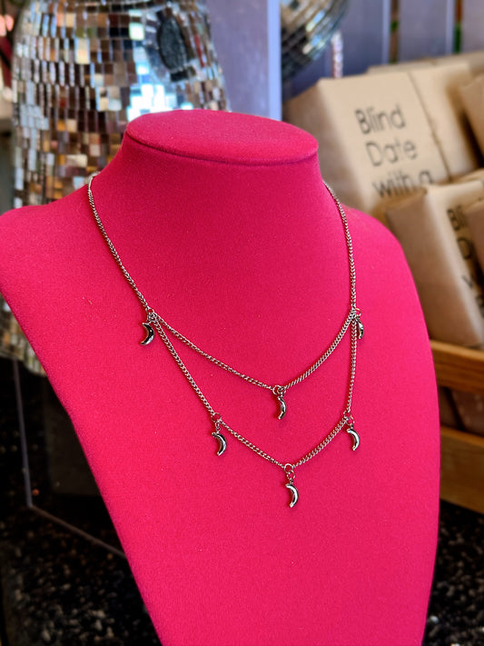 Double Eclipse Necklace