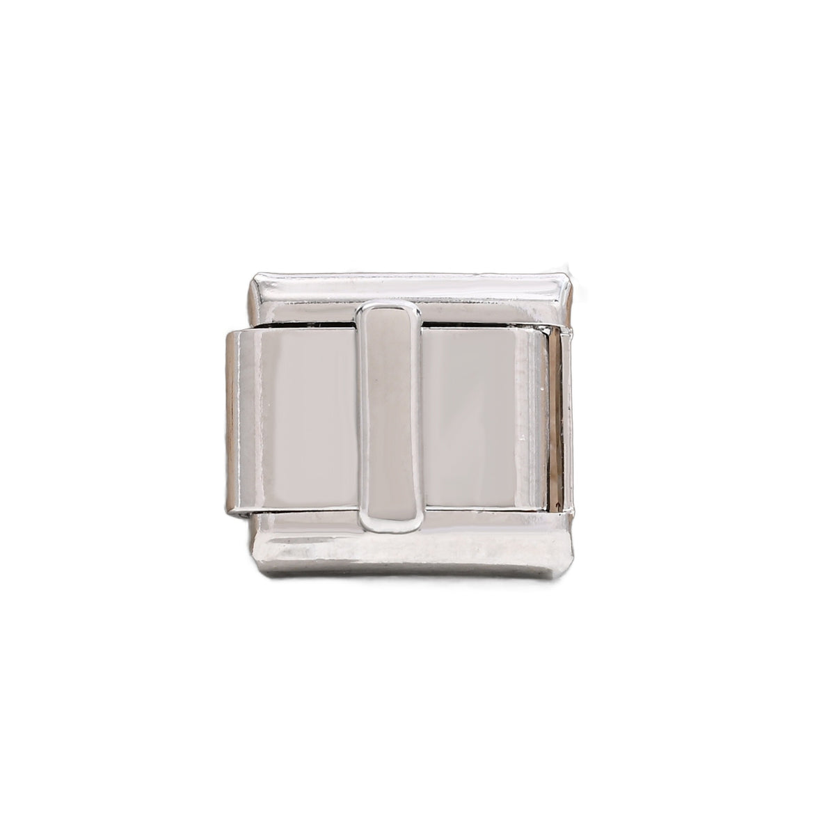 Silver Letter Italian Charm