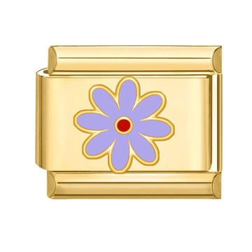 Gold Daisy Italian Charm