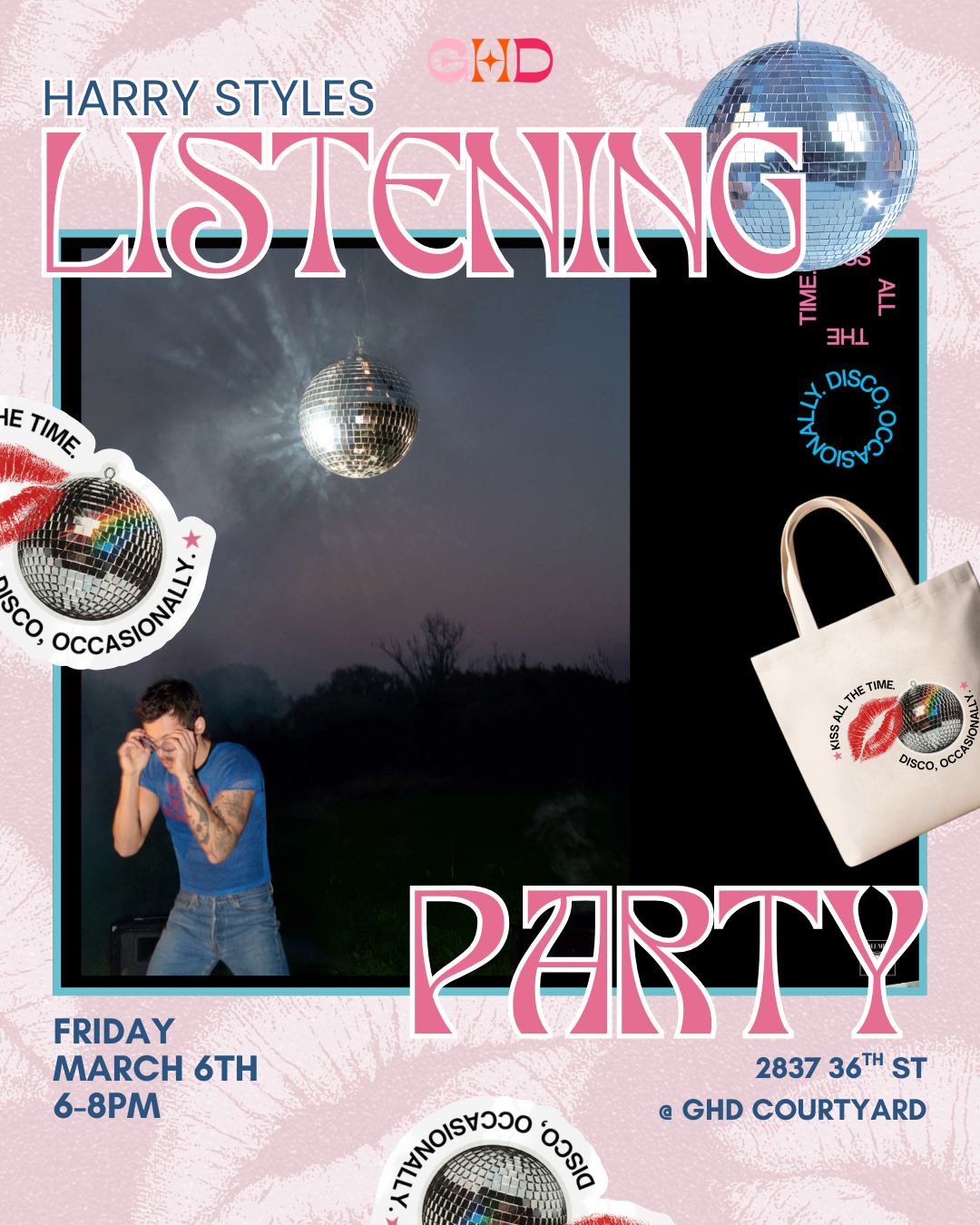 Harry Styles New Album Listening Party RSVP - March 6th