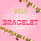 Custom Gold Italian Charm Bracelet