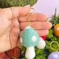 Mushroom Felt Keychain